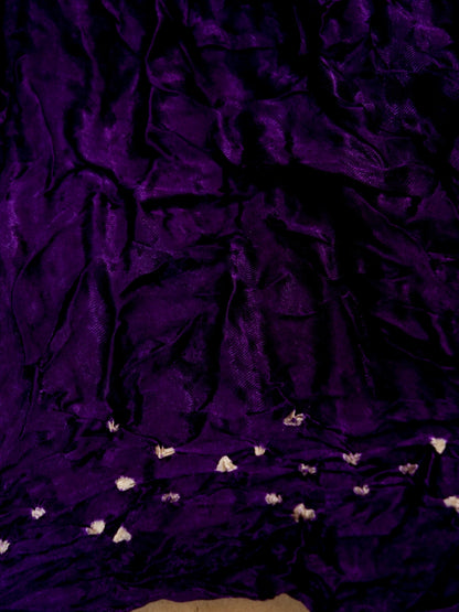 Pure Banarasi Handloom Gaji Silk Bandhani Saree