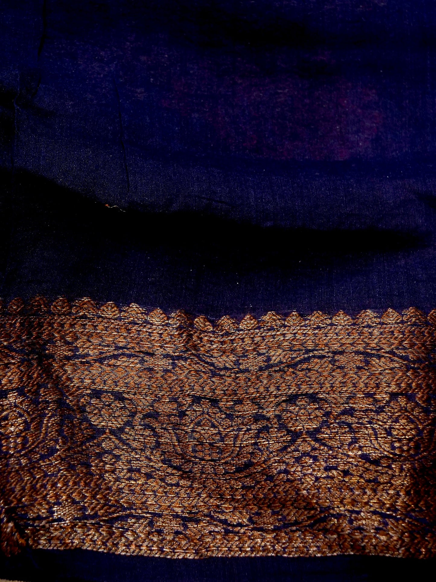 Pure Banarasi Handloom Moonga Georgette Jaal Saree