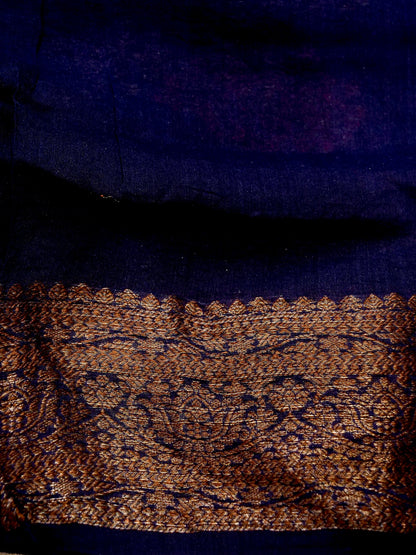 Pure Banarasi Handloom Moonga Georgette Jaal Saree
