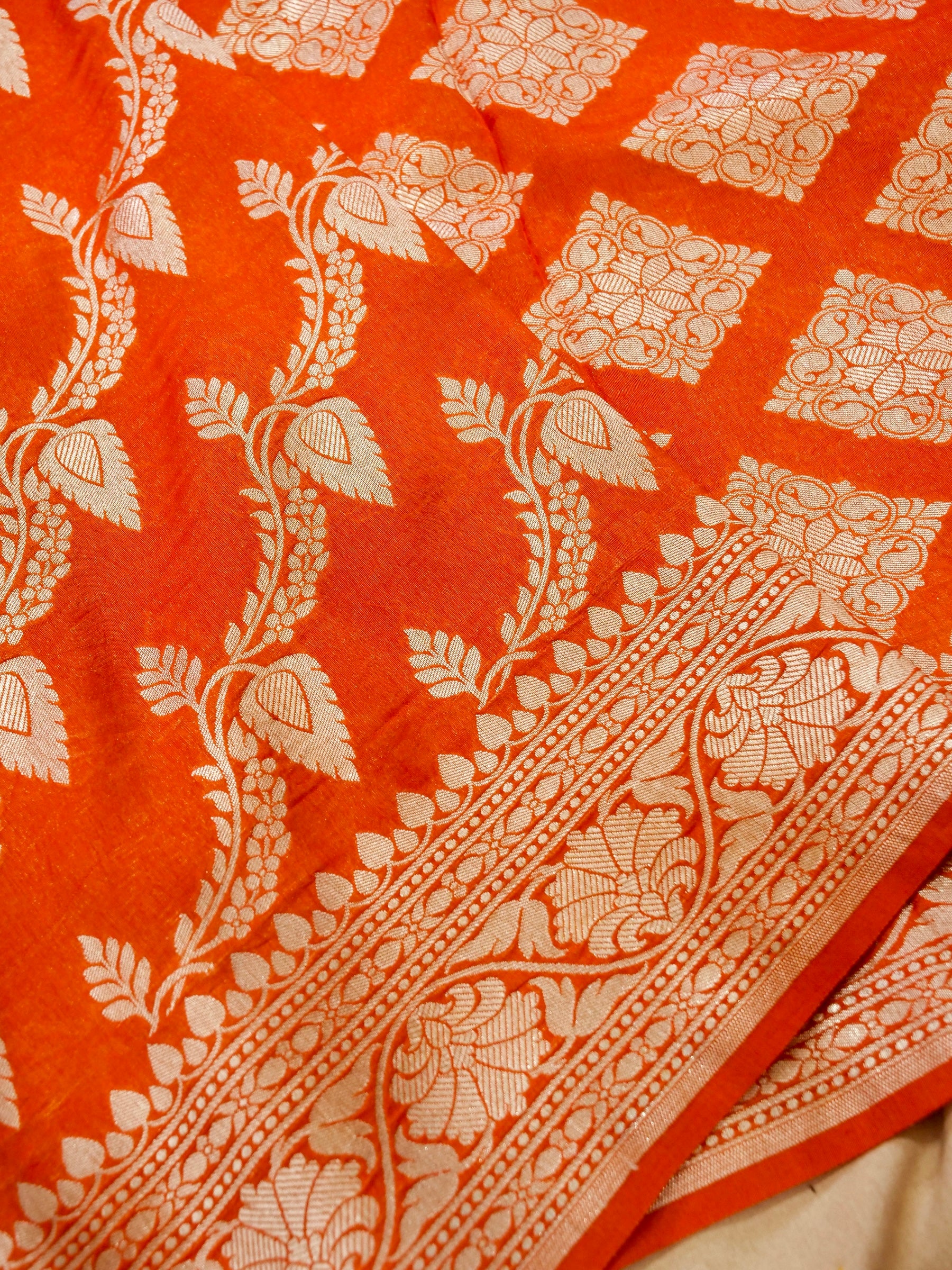 Pure Banarasi Handloom Ektara Georgette Saree