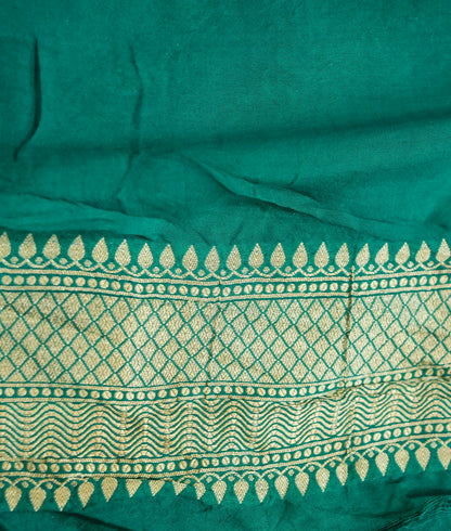 Pure Banarasi Handloom Moonga Georgette Jaal Saree