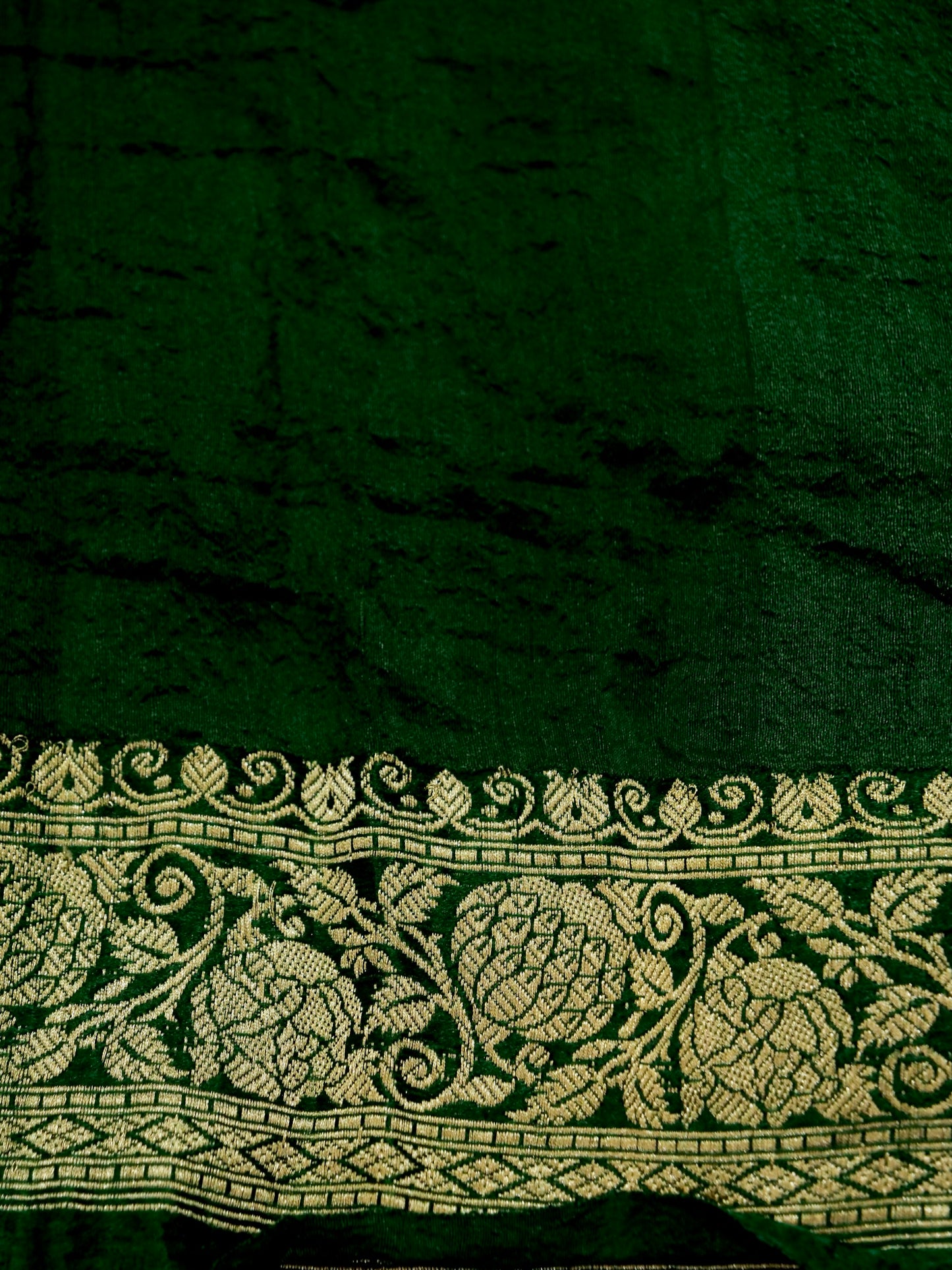 Pure Banarasi Handloom Tussar Georgette Meena Kadhwa Boota Saree